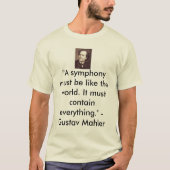 Gustav Mahler T-Shirt (Vorderseite)