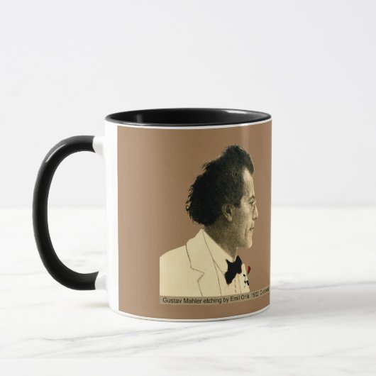 Gustav Mahler Tasse (Links)