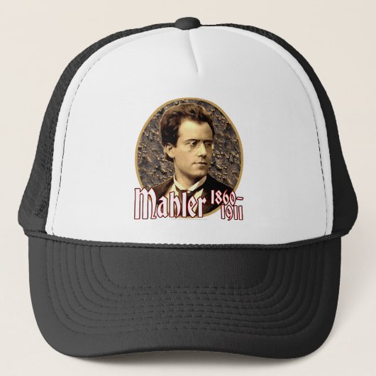 Gustav Mahler Truckerkappe (Vorderseite)