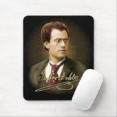 Gustav Mahler-Unterzeichnung Mousepad (Mit Mouse)