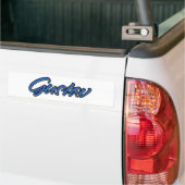 Gustav Name blue Aufkleber Sticker Autoaufkleber (Auf Lkw)