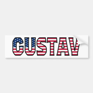 Gustav Name Vorname USA Aufkleber Sticker Auto bec Autoaufkleber