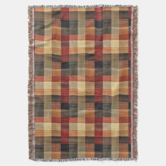 Gustav Stickley Woven Decke (Vorderseite Vertikal)