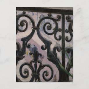 Gustave Cailebotte   Aussicht von einem Balkon Postkarte