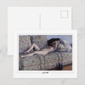 Gustave Caillebotte #12 - Fine Art Postkarte (Vorne/Hinten)