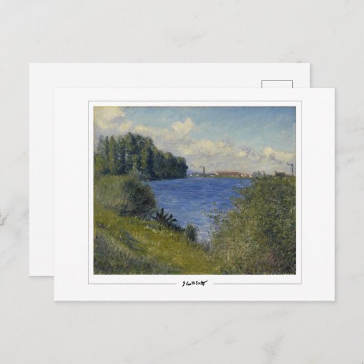 Gustave Caillebotte #131 - Fine Art Postkarte (Vorne/Hinten)