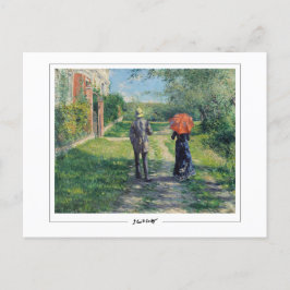 Gustave Caillebotte #14 - Fine Art Postcard Postkarte