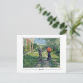 Gustave Caillebotte #14 - Fine Art Postcard Postkarte (Stehend Vorderseite)