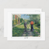 Gustave Caillebotte #14 - Fine Art Postcard Postkarte (Vorne/Hinten)