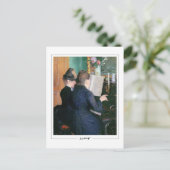 Gustave Caillebotte #207 - Fine Art Postcard Postkarte (Stehend Vorderseite)