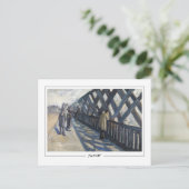 Gustave Caillebotte #298 - Fine Art Postcard Postkarte (Stehend Vorderseite)