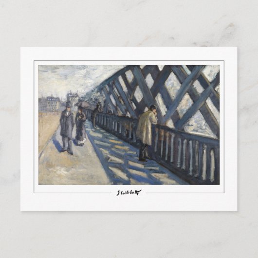 Gustave Caillebotte #298 - Fine Art Postcard Postkarte (Vorderseite)