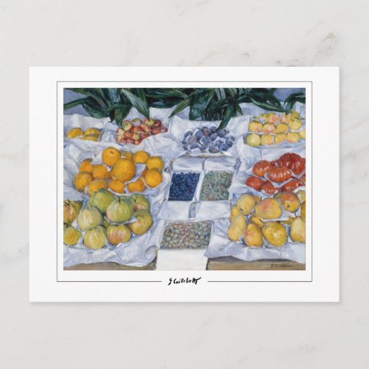 Gustave Caillebotte #5 - Kunsthandwerkskarte Postkarte (Vorderseite)