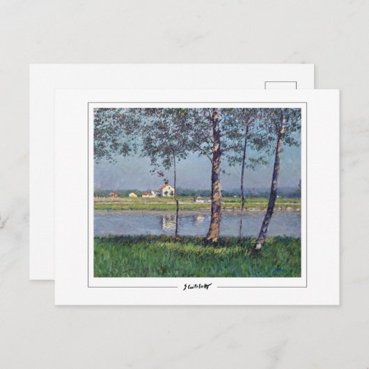 Gustave Caillebotte #67 - Fine Art Postcard Postkarte (Vorne/Hinten)