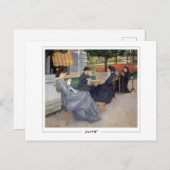 Gustave Caillebotte #9 - Kunsthandwerkskarte Postkarte (Vorne/Hinten)