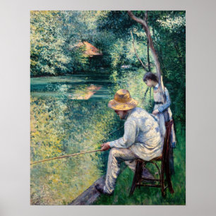 Gustave Caillebotte - Angeln Poster