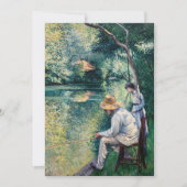 Gustave Caillebotte - Angling Dankeskarte (Vorderseite)