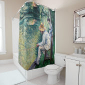 Gustave Caillebotte - Angling Duschvorhang (Beispiel)