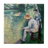 Gustave Caillebotte - Angling Fliese (Vorderseite)