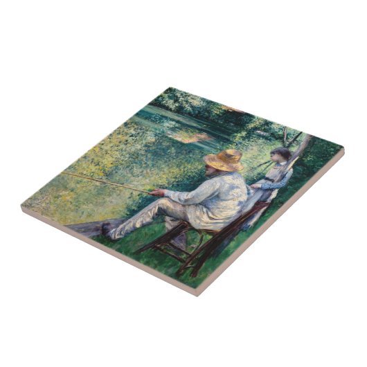 Gustave Caillebotte - Angling Fliese (Seite)