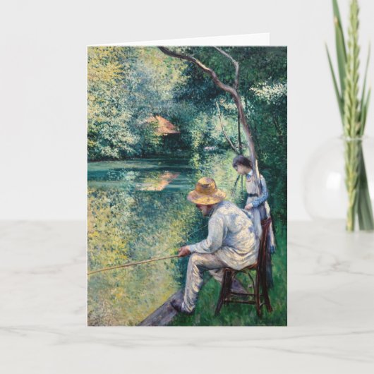 Gustave Caillebotte - Angling Karte (Vorderseite)