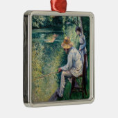 Gustave Caillebotte - Angling Ornament Aus Metall (Rechts)