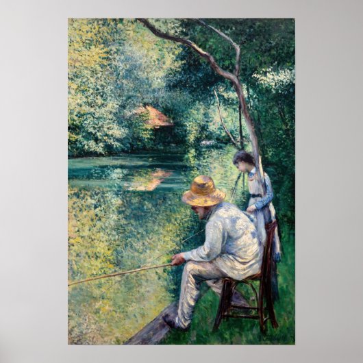 Gustave Caillebotte - Angling Poster (Vorne)