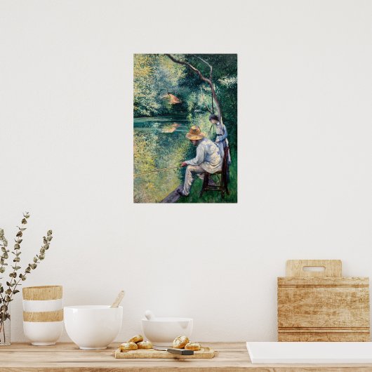 Gustave Caillebotte - Angling Poster (Küche)