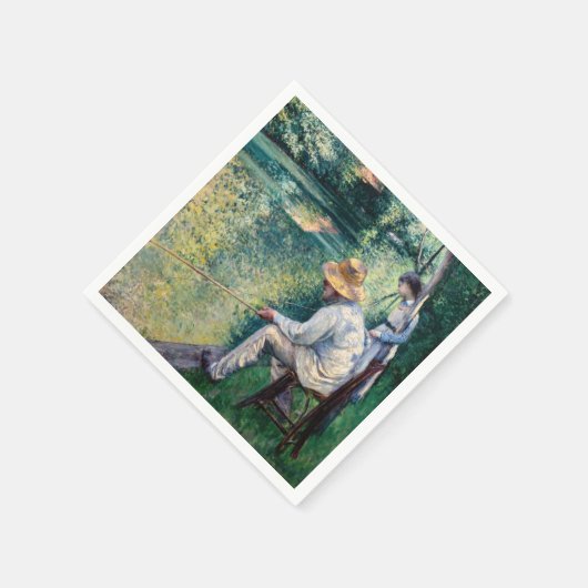 Gustave Caillebotte - Angling Serviette (Ecke)
