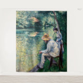 Gustave Caillebotte - Angling Wandteppich (Vorderseite)