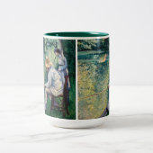 Gustave Caillebotte - Angling Zweifarbige Tasse (Mittel)