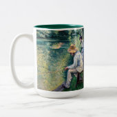 Gustave Caillebotte - Angling Zweifarbige Tasse (Links)