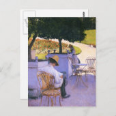 Gustave Caillebotte-Artist Bruder in Seinem Garten Postkarte (Vorne/Hinten)