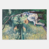 Gustave Caillebotte - Auswahl der Meisterwerke Geschenkpapier Set (Vorderseite 3)