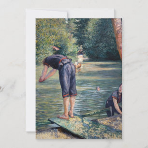 Gustave Caillebotte - Badende, Ufer der Yerres Einladung