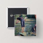 Gustave Caillebotte - Bathers, Bank of the Yerres Button (Vorne & Hinten)