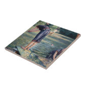 Gustave Caillebotte - Bathers, Bank of the Yerres Fliese (Seite)