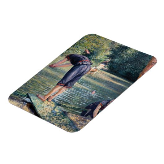 Gustave Caillebotte - Bathers, Bank of the Yerres Magnet (Linke Seite)