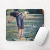 Gustave Caillebotte - Bathers, Bank of the Yerres Mousepad (Mit Mouse)