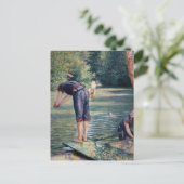 Gustave Caillebotte - Bathers, Bank of the Yerres Postkarte (Stehend Vorderseite)
