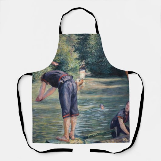 Gustave Caillebotte - Bathers, Bank of the Yerres Schürze (Vorderseite)