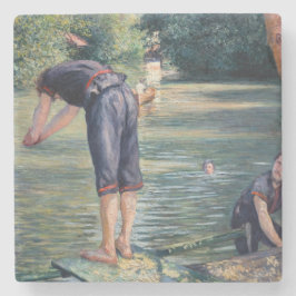 Gustave Caillebotte - Bathers, Bank of the Yerres Steinuntersetzer
