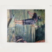 Gustave Caillebotte - Bathers, Bank of the Yerres Wandteppich (Vorderseite (Horizontal))