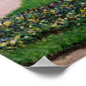 Gustave Caillebotte - Bäume in Blossom Poster (Ecke)