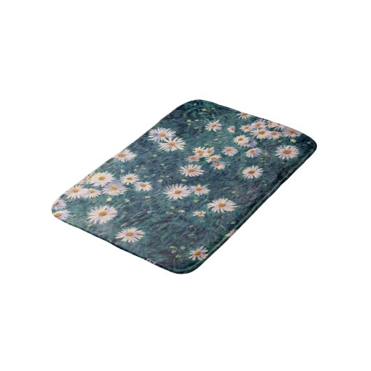 Gustave Caillebotte - Bed of Daisies, Detail Badematte (Schrägansicht)