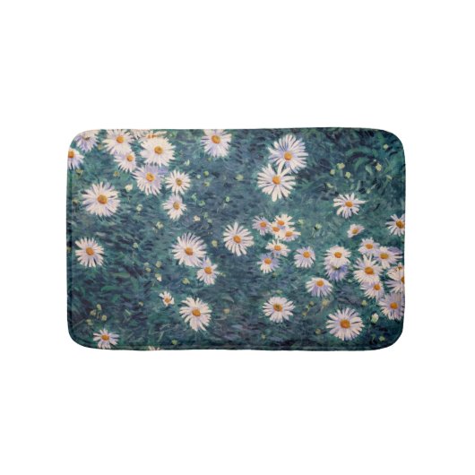 Gustave Caillebotte - Bed of Daisies, Detail Badematte (Vorderseite)