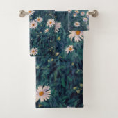 Gustave Caillebotte - Bed of Daisies, Detail Badhandtuch Set (Insitu)