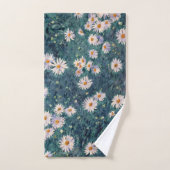 Gustave Caillebotte - Bed of Daisies, Detail Badhandtuch Set (Handtuch)