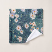 Gustave Caillebotte - Bed of Daisies, Detail Badhandtuch Set (Waschlappen)