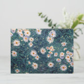 Gustave Caillebotte - Bed of Daisies, Detail Einladung (Stehend Vorderseite)